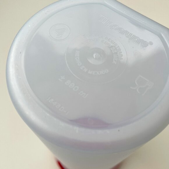 Tupperware 9” Round 4 Modular Mates 1643 + Red Seal Lids 1607 Lot 30oz Container - Picture 6 of 11